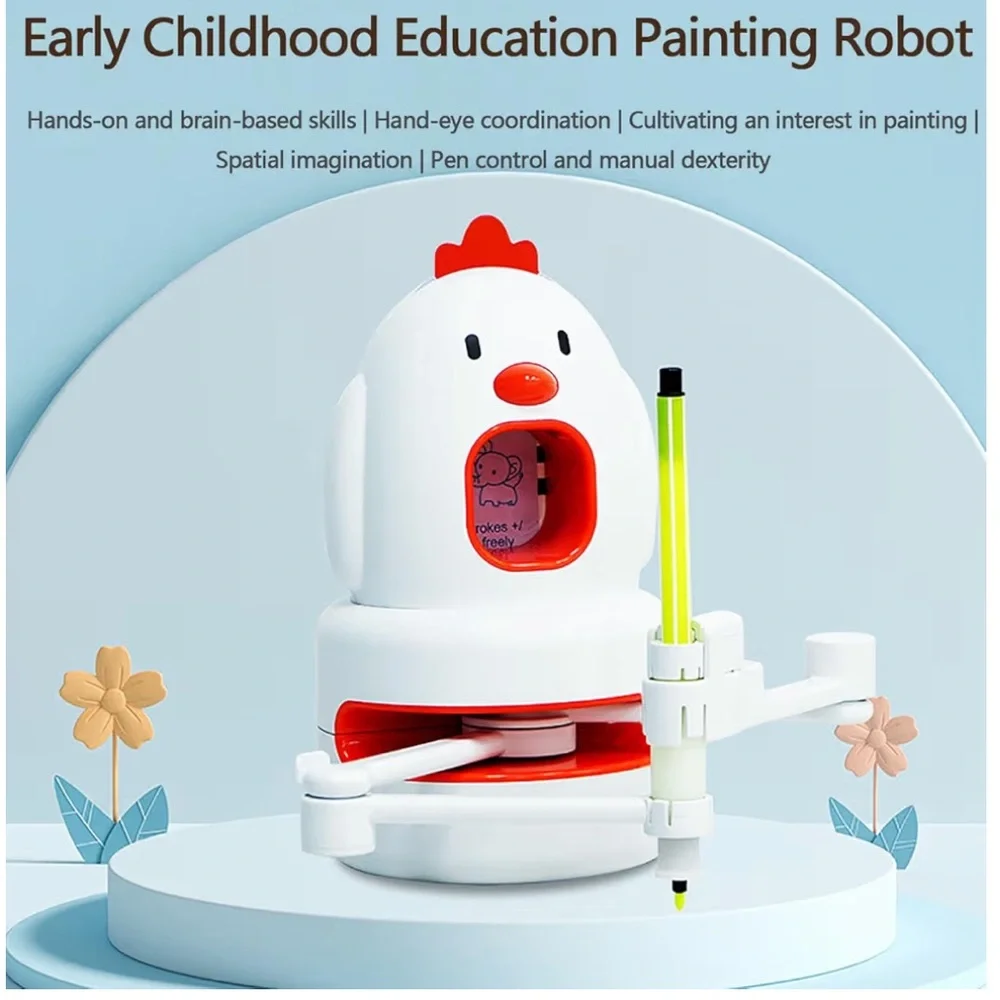 Learning Educational Drawing Robot Toy, Interactive Education Drawing Robot